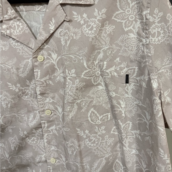 Dockers Men's Pink Floral Casual Shirt size xl - Picture 3 of 9